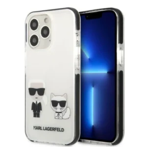 Karl Lagerfeld KLHCP13XTPEKCW iPhone 13 Pro Max 6.7" hardcase white/white Karl&Choupette