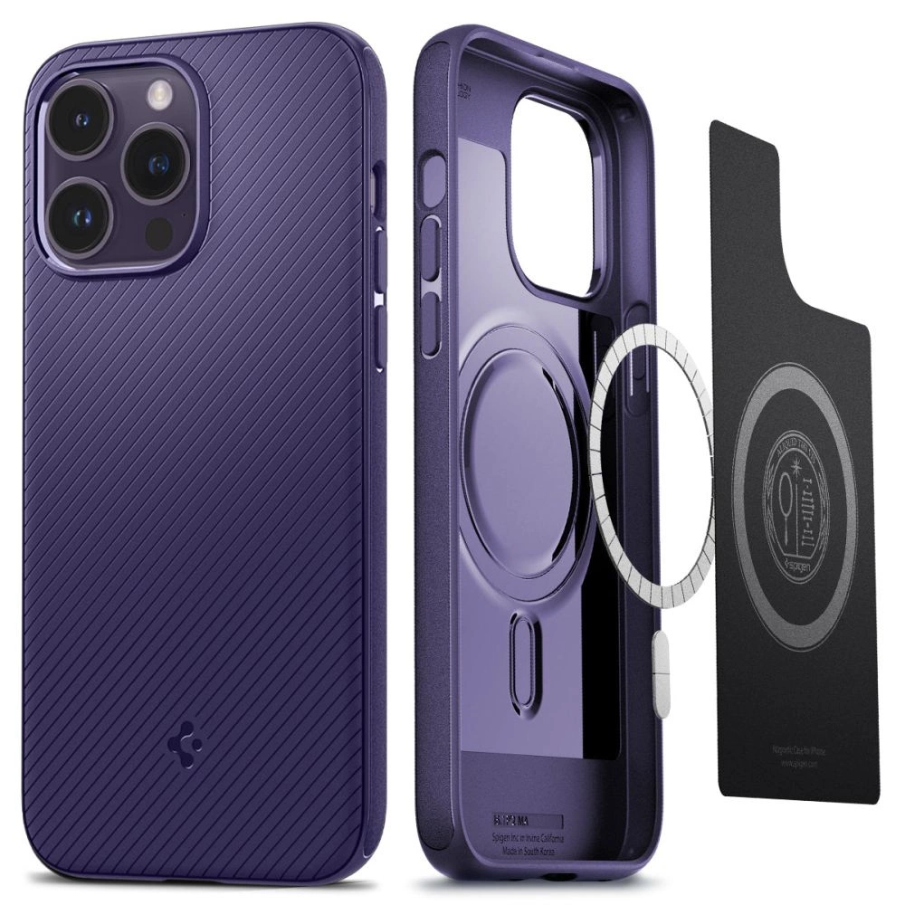 Spigen Mag Armor iPhone 14 Pro Max Case - Purple