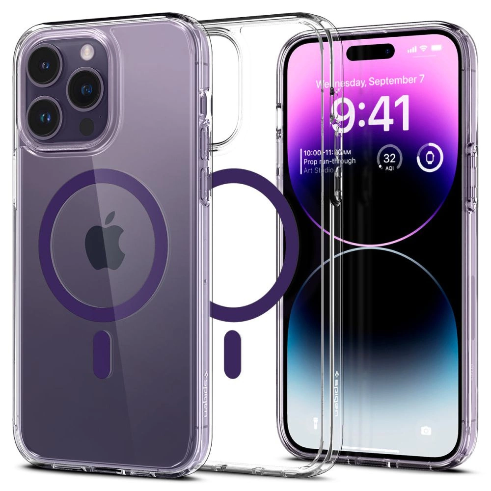 Spigen Ultra Hybrid Mag Case with MagSafe for iPhone 14 Pro Max - Purple