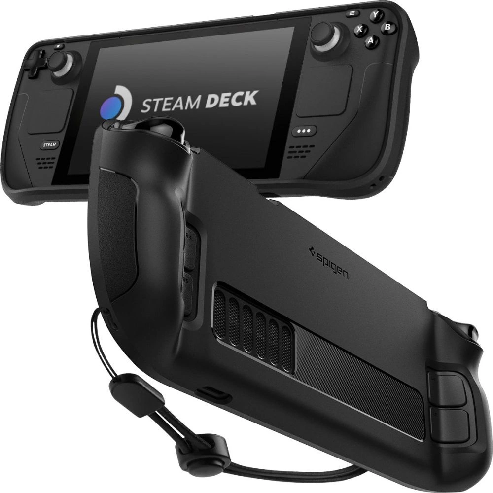 Spigen Rugged Armor Case for Steam Deck - Matte Black