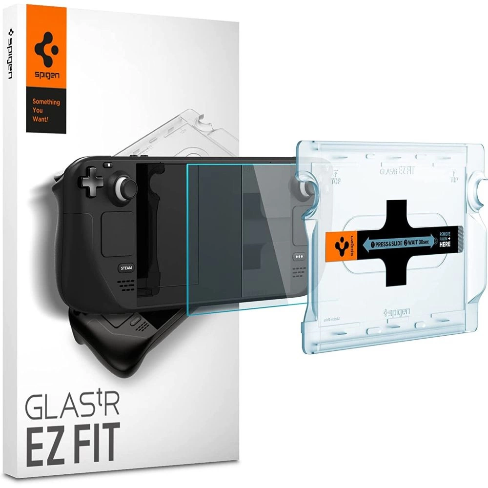 Spigen Glas.tR EZ Fit Tempered Glass for Steam Deck