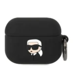 Karl Lagerfeld KLAPRUNIKK AirPods Pro cover black/black Silicone Karl Head 3D