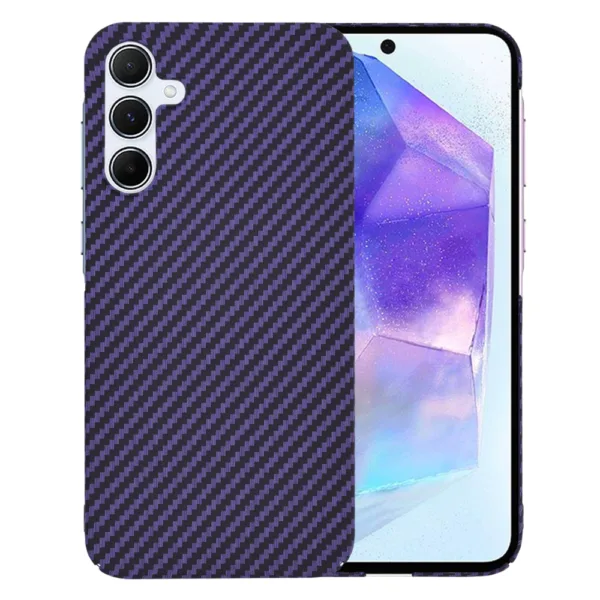 Techsuit - Carbonite FiberShell - Samsung Galaxy A55 5G - Purple