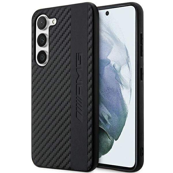 AMG AMHCS23MBLSCA S23+ S916 black/black hardcase Carbon Stripe&Embossed