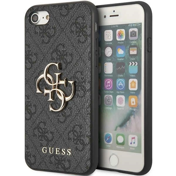 Guess GUHCI84GMGGR iPhone 7/8/SE 2020/ 2022 grey/grey hardcase 4G Big Metal Logo