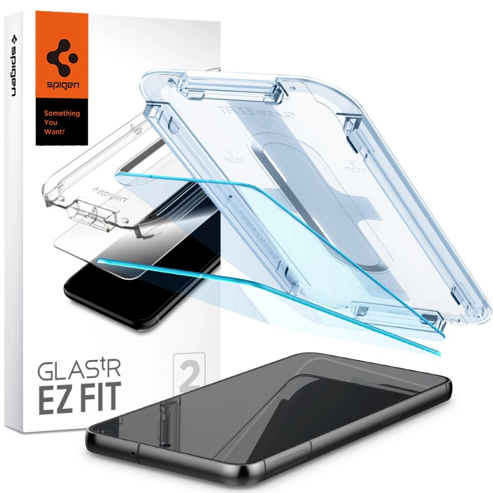 Spigen Glas.tR EZ Fit Tempered Glass for Samsung Galaxy S23 - 2 pcs.