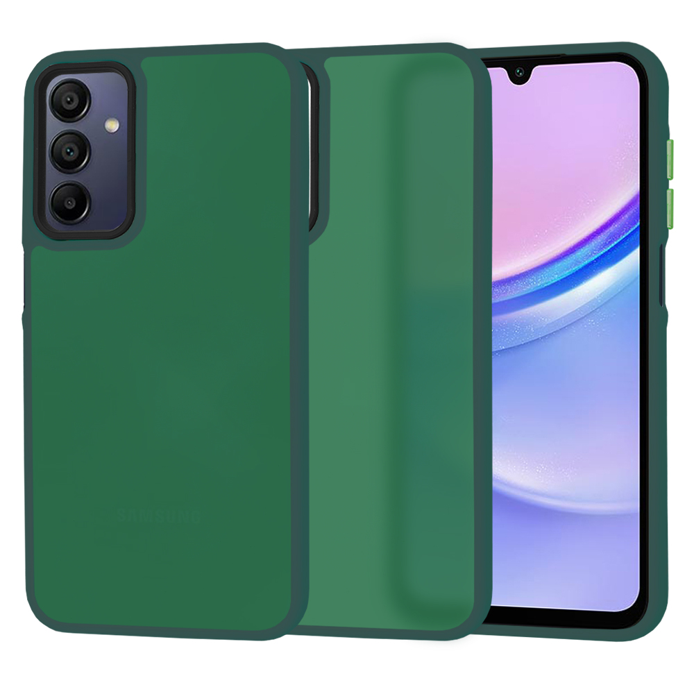 Techsuit - HaloFrost Series - Samsung Galaxy A15 4G / A15 5G - Midnight Green