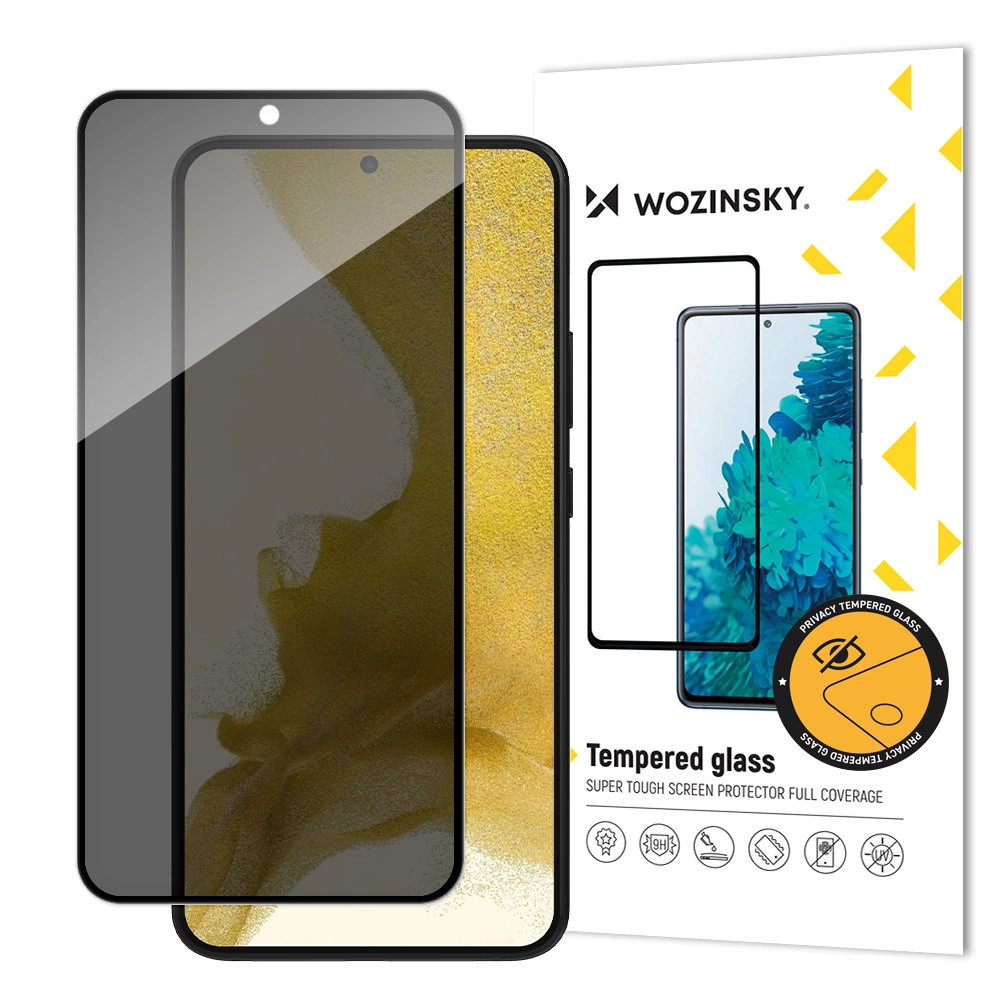 Wozinsky Privacy Glass Samsung Galaxy S23+ tempered glass with Anti Spy privacy filter