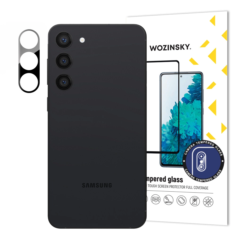 Wozinsky Full Camera Glass Samsung Galaxy S23+ tempered glass for 9H camera