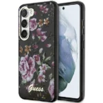 Guess GUHCS23MHCFWSK S23+ S916 black/black hardcase Flower Collection