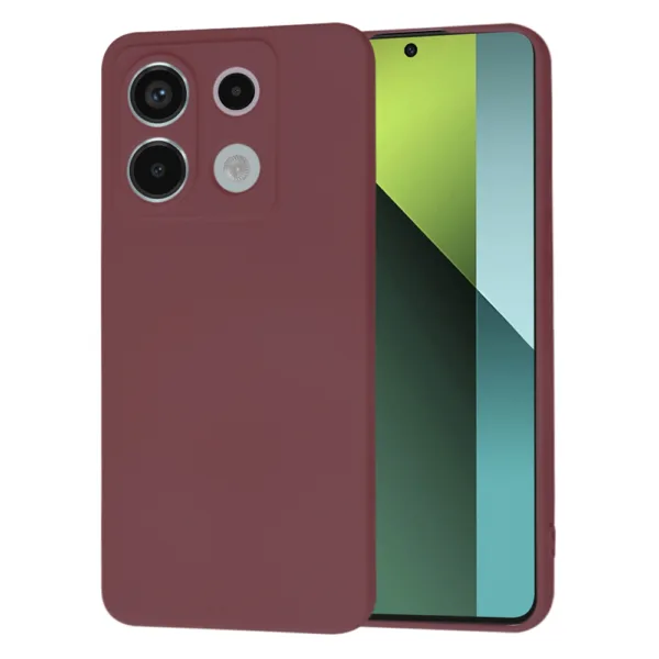 Techsuit - SoftFlex - Xiaomi Redmi Note 13 Pro 5G / Poco X6 - Plum Red