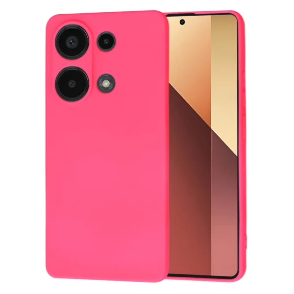 Techsuit - SoftFlex - Xiaomi Redmi Note 13 Pro 4G / Poco M6 Pro 4G - Hot Pink