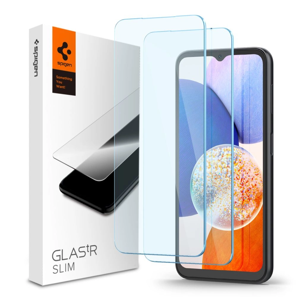 Spigen Glas.tR Slim Tempered Glass for Samsung Galaxy A14 4G / 5G - 2 pcs.