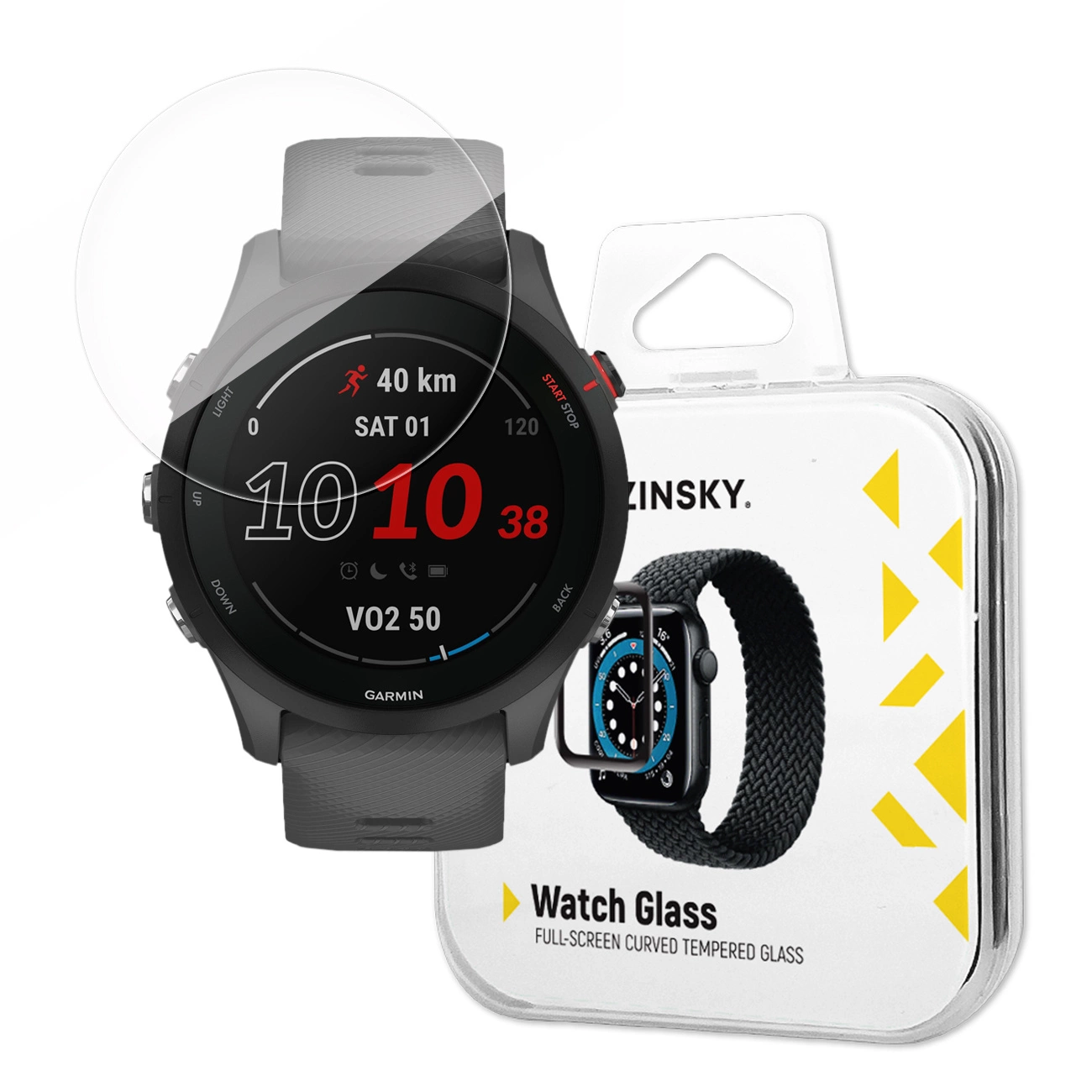 Wozinsky Watch Glass hybrid glass for Garmin Forerunner 255