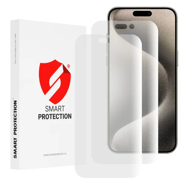 Smart Protection - Premium Classic (2 pack) - iPhone 15 Pro Max - Clear