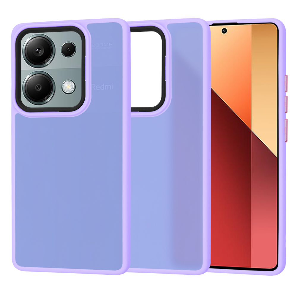 Techsuit - HaloFrost Series - Xiaomi Redmi Note 13 Pro 4G / Poco M6 Pro 4G - Light Purple