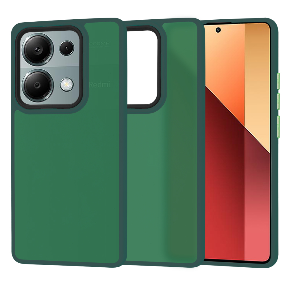 Techsuit - HaloFrost Series - Xiaomi Redmi Note 13 Pro 4G / Poco M6 Pro 4G - Midnight Green