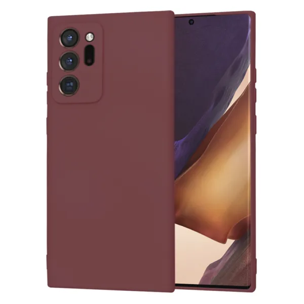 Techsuit - SoftFlex - Samsung Galaxy Note 20 Ultra / Note 20 Ultra 5G - Plum Red