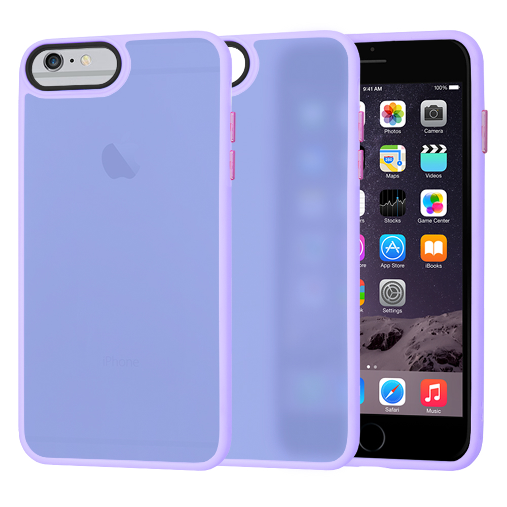 Techsuit - HaloFrost Series - iPhone 6 Plus/ iPhone 6s Plus / iPhone 7 Plus / iPhone 8 Plus - Light Purple