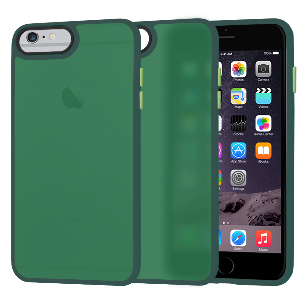 Techsuit - HaloFrost Series - iPhone 6 Plus/ iPhone 6s Plus / iPhone 7 Plus / iPhone 8 Plus - Midnight Green