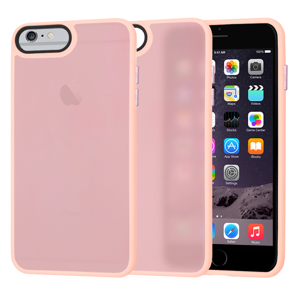 Techsuit - HaloFrost Series - iPhone 6 Plus/ iPhone 6s Plus / iPhone 7 Plus / iPhone 8 Plus - Pink