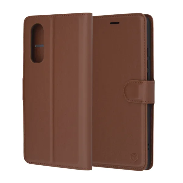 Techsuit - Leather Folio - OnePlus Nord CE4 Lite - Brown