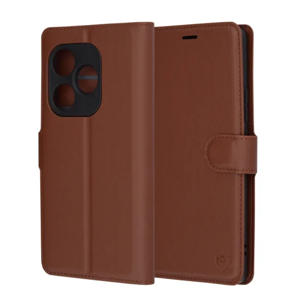 Techsuit - Leather Folio - Realme  GT 6 / GT 6T - Brown