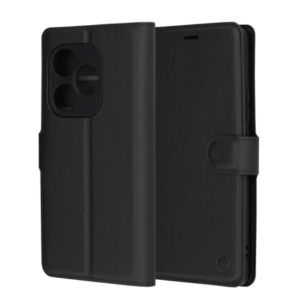 Techsuit - Leather Folio - Realme  GT 6 / GT 6T - Black