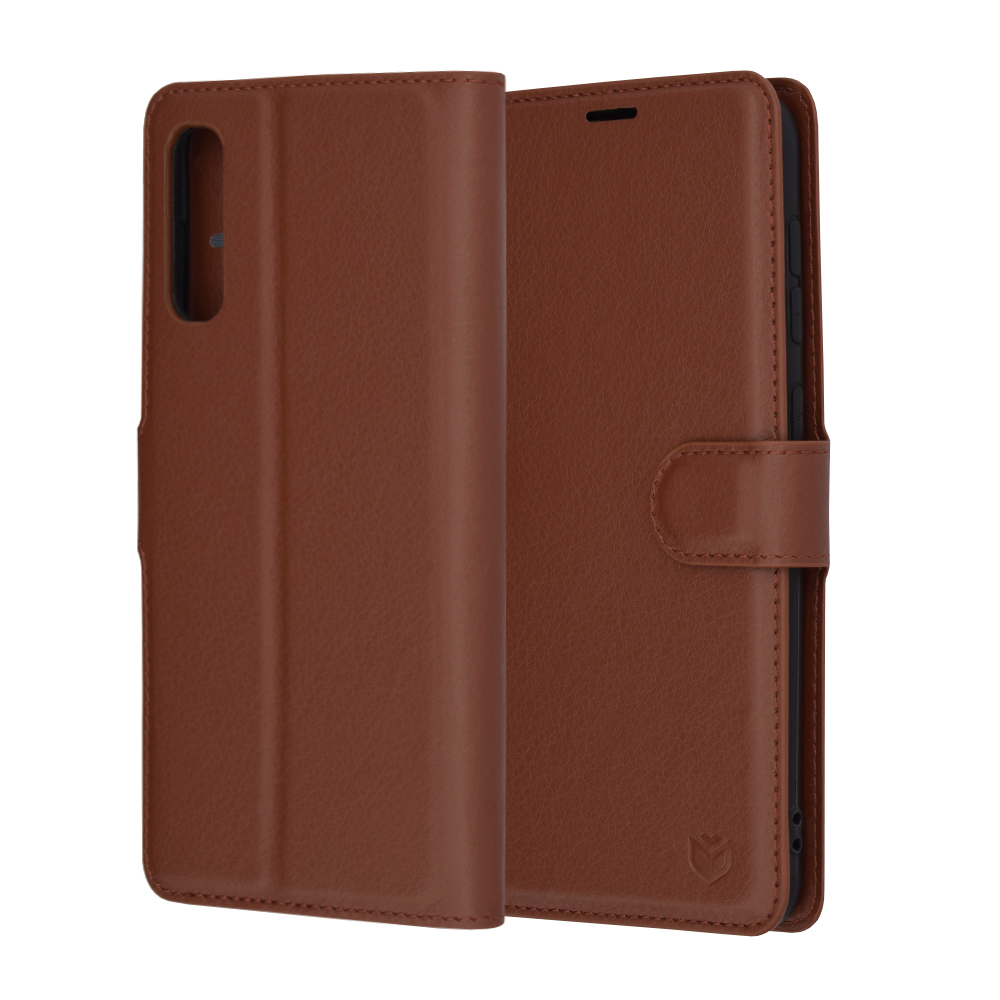 Techsuit - Leather Folio - Samsung Galaxy A30s / A50 / A50s - Brown