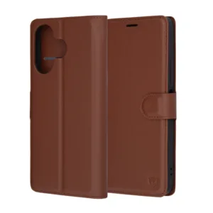 Techsuit - Leather Folio - Xiaomi Redmi 13 / Poco M6 4G - Brown