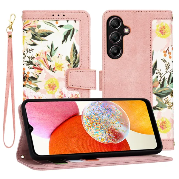 Techsuit - FlipCraft - Samsung Galaxy A14 4G / A14 5G - Sweetheart Pink