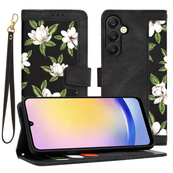 Techsuit - FlipCraft - Samsung Galaxy A25 5G - Flowers of the Dawn