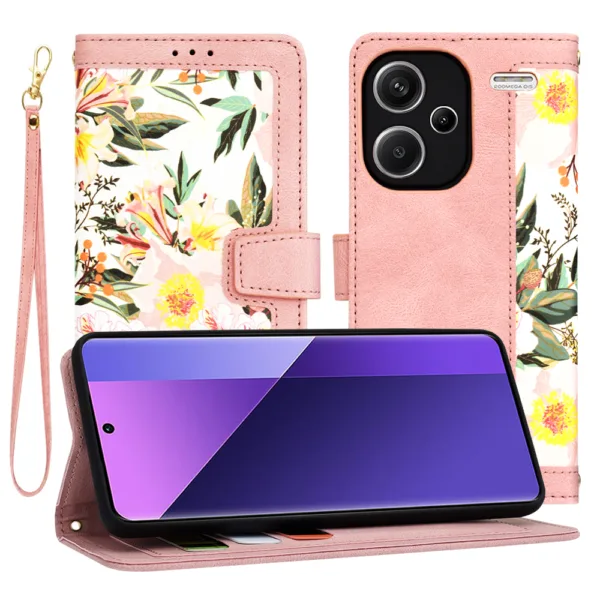 Techsuit - FlipCraft - Xiaomi Redmi Note 13 Pro+ 5G - Sweetheart Pink