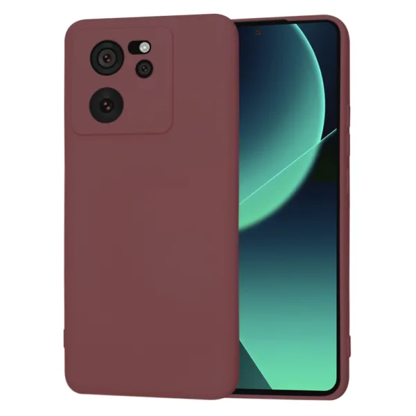 Techsuit - SoftFlex - Xiaomi 13T / 13T Pro - Plum Red