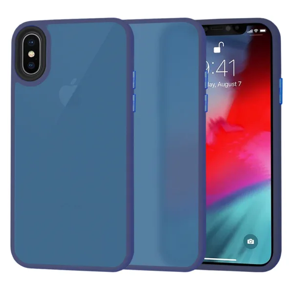 Techsuit - HaloFrost Series - iPhone X / iPhone XS - Deep Blue