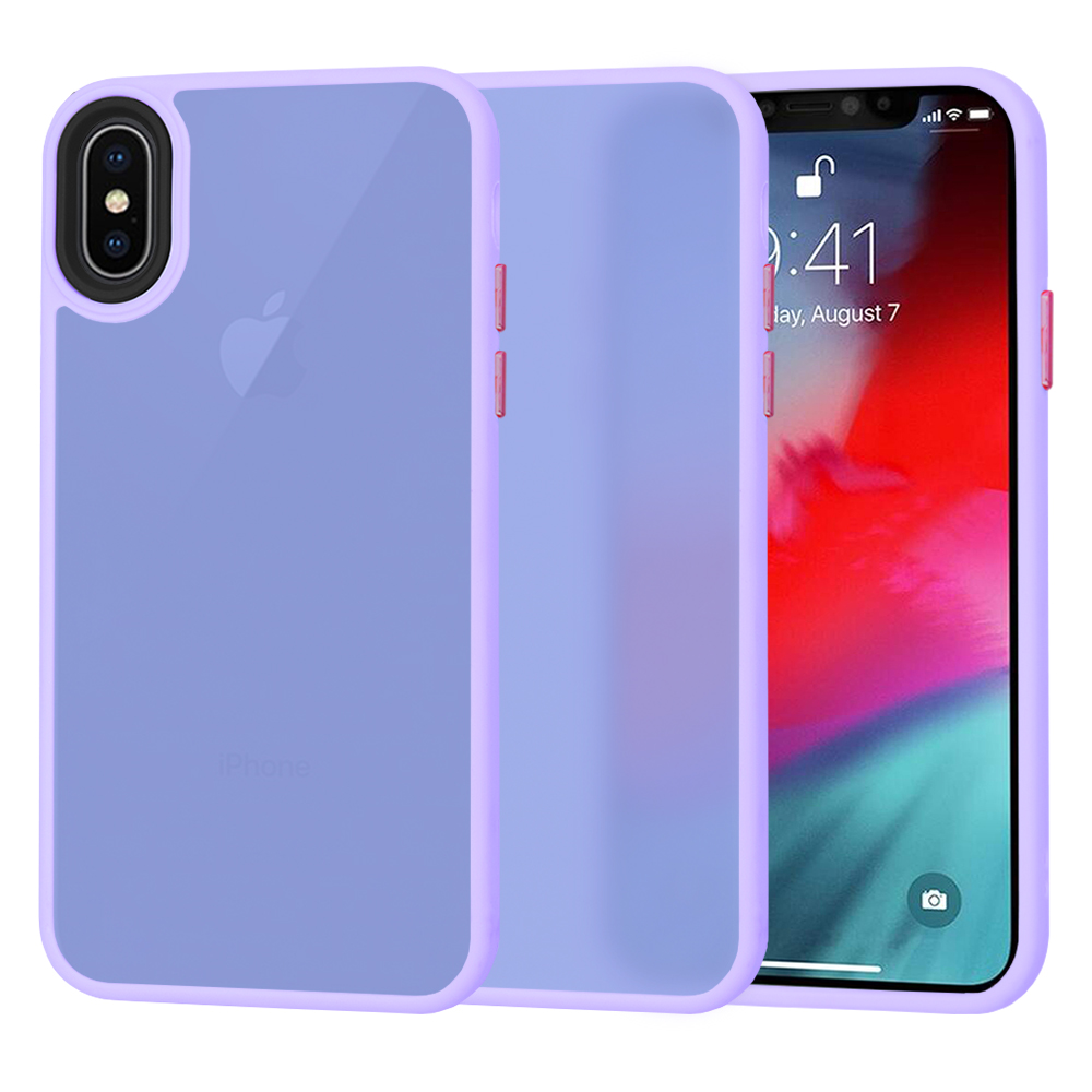 Techsuit - HaloFrost Series - iPhone X / iPhone XS - Light Purple