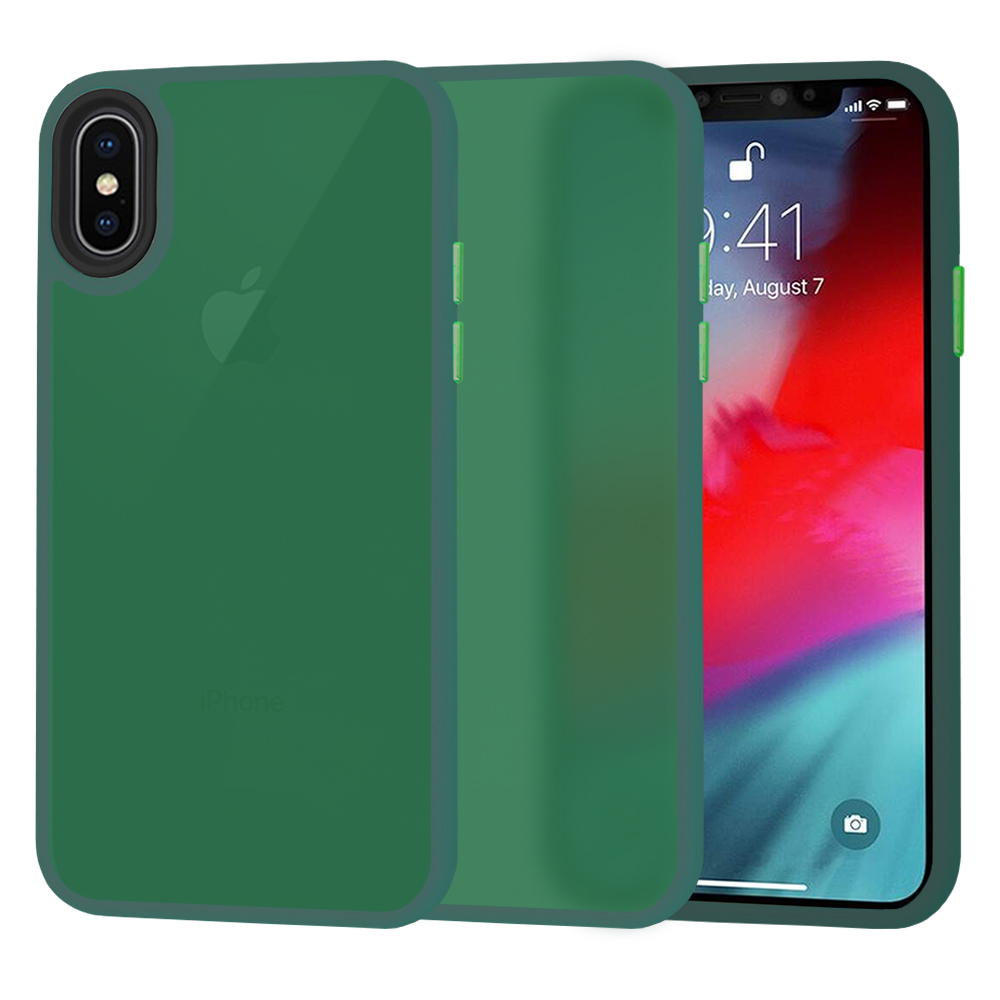 Techsuit - HaloFrost Series - iPhone X / iPhone XS - Midnight Green