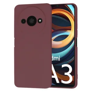 Techsuit - SoftFlex - Xiaomi Redmi A3 - Plum Red