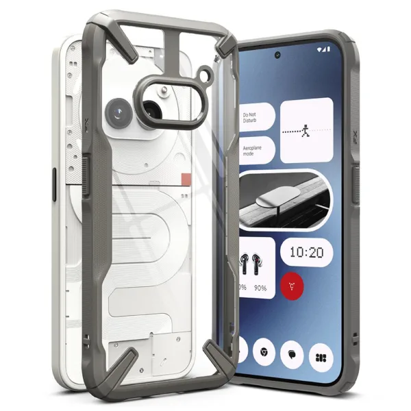 Ringke - Fusion X - Nothing Phone (2a) / (2a) Plus - Gray