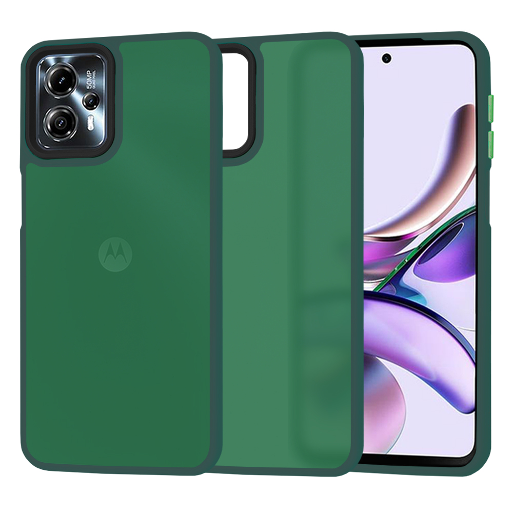 Techsuit - HaloFrost Series - Motorola Moto G13 / G23 - Midnight Green