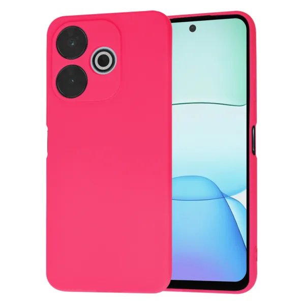 Techsuit - SoftFlex - Xiaomi Redmi 13 / Poco M6 4G - Hot Pink