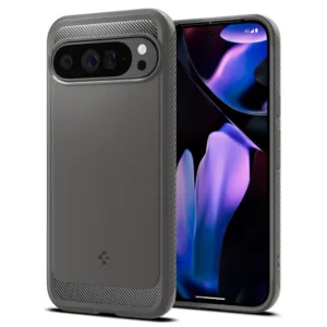 Spigen - Rugged Armor - Google Pixel 9 Pro XL - Marble Grey