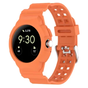 Techsuit - Watchband (W065) - Google Pixel Watch / Watch 2 / Watch 3 41mm - Orange