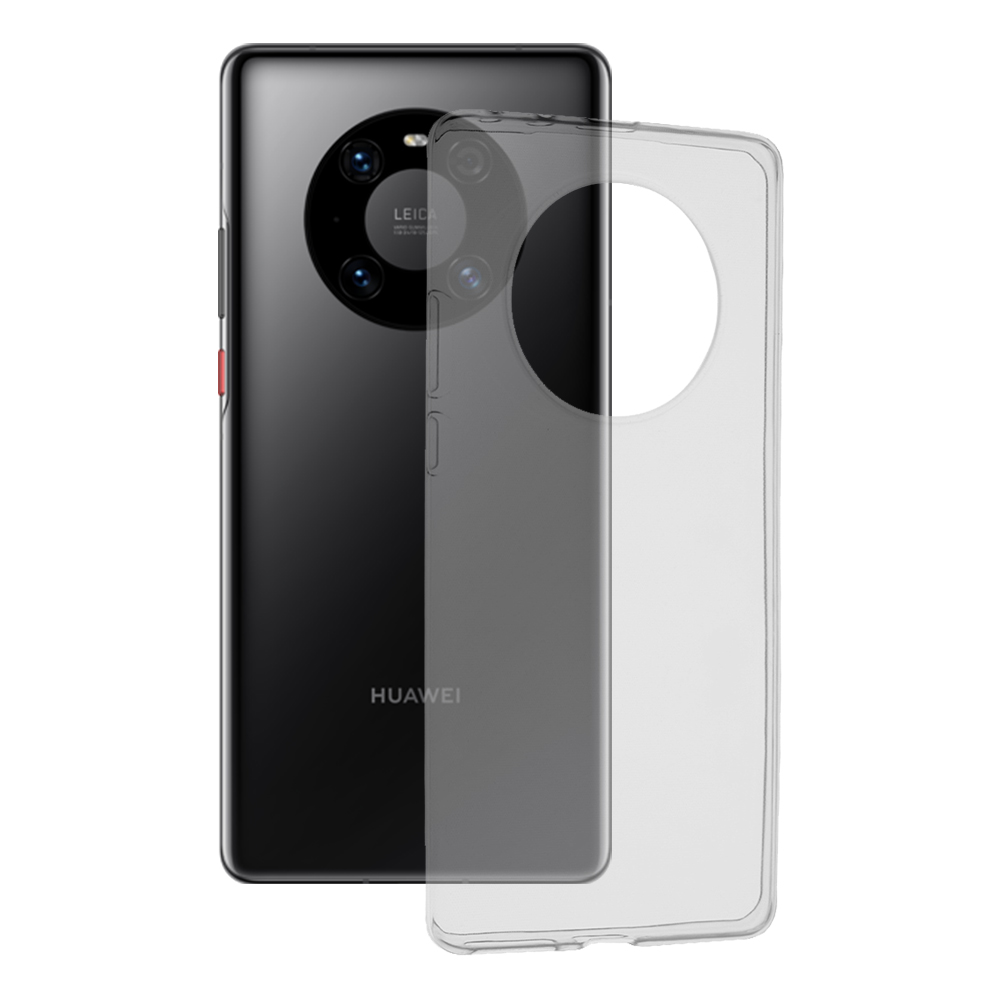 Techsuit - Clear Silicone - Huawei Mate 40 Pro - Transparent