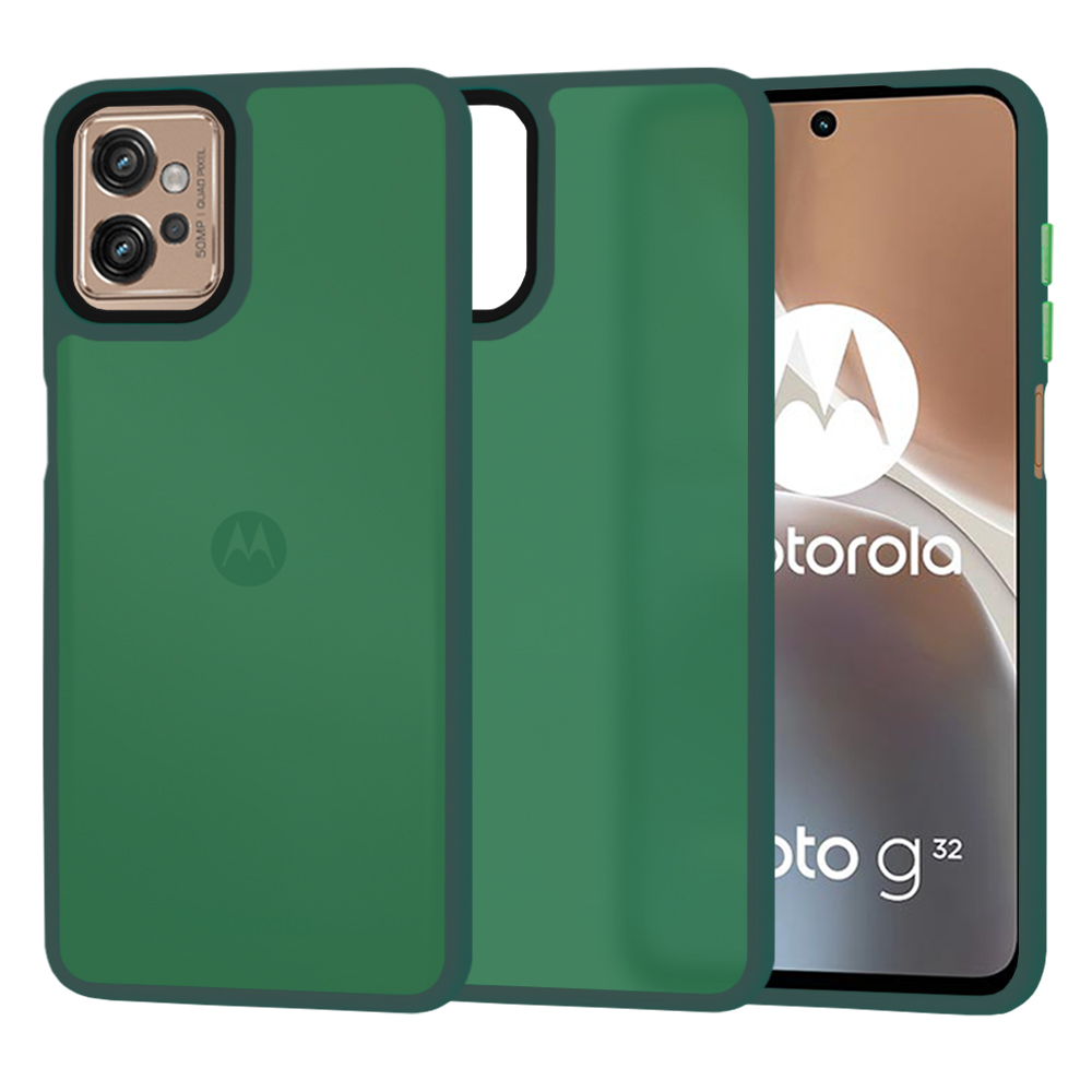 Techsuit - HaloFrost Series - Motorola Moto G32 - Midnight Green