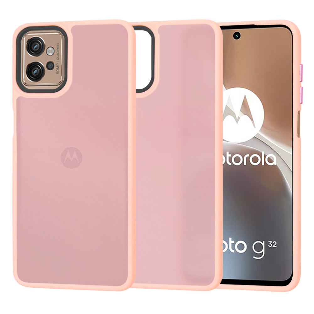 Techsuit - HaloFrost Series - Motorola Moto G32 - Pink