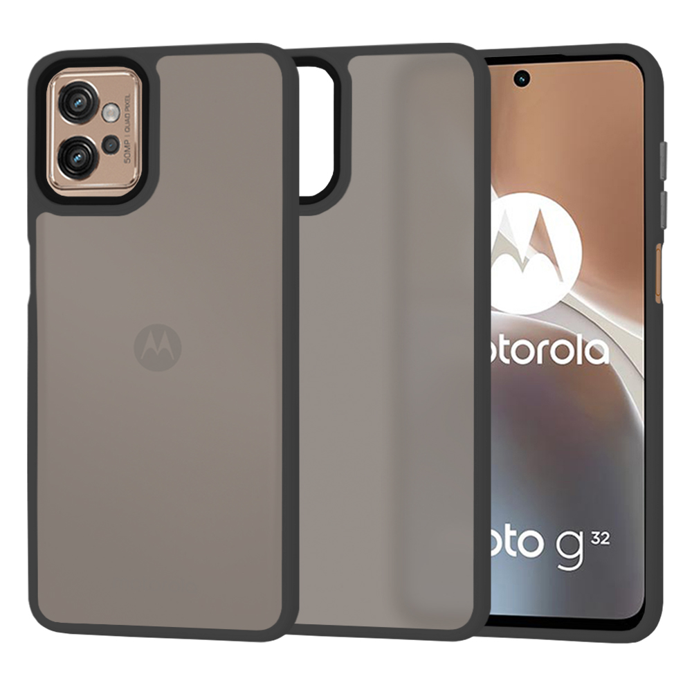 Techsuit - HaloFrost Series - Motorola Moto G32 - Black