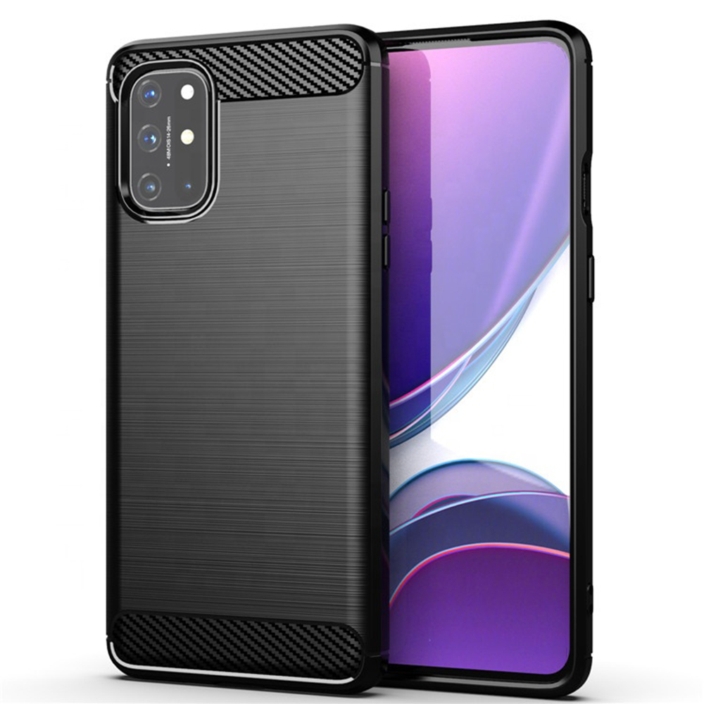 TechSuit - Carbon Silicone - OnePlus 8T - Black