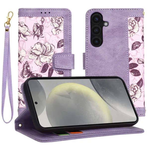 Techsuit - FlipCraft - Samsung Galaxy S24 - Mysterious Purple