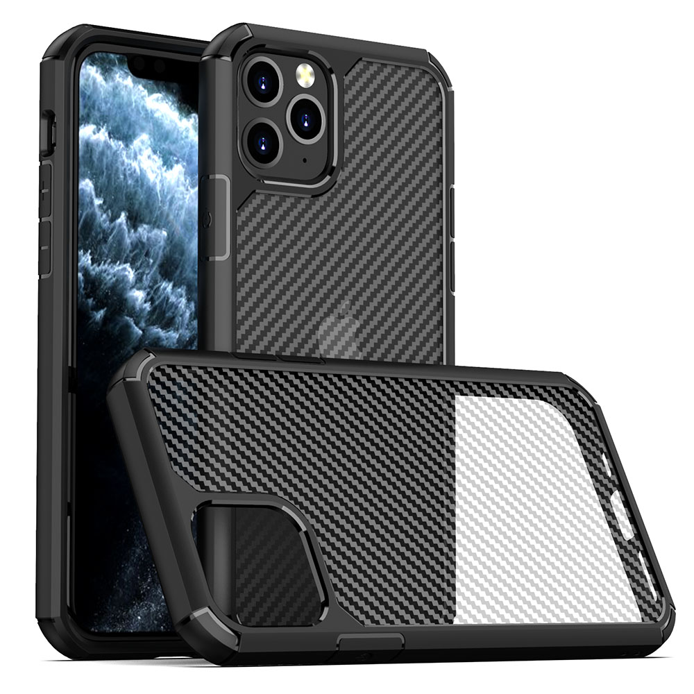 Techsuit - CarbonFuse - iPhone 11 Pro Max - Black